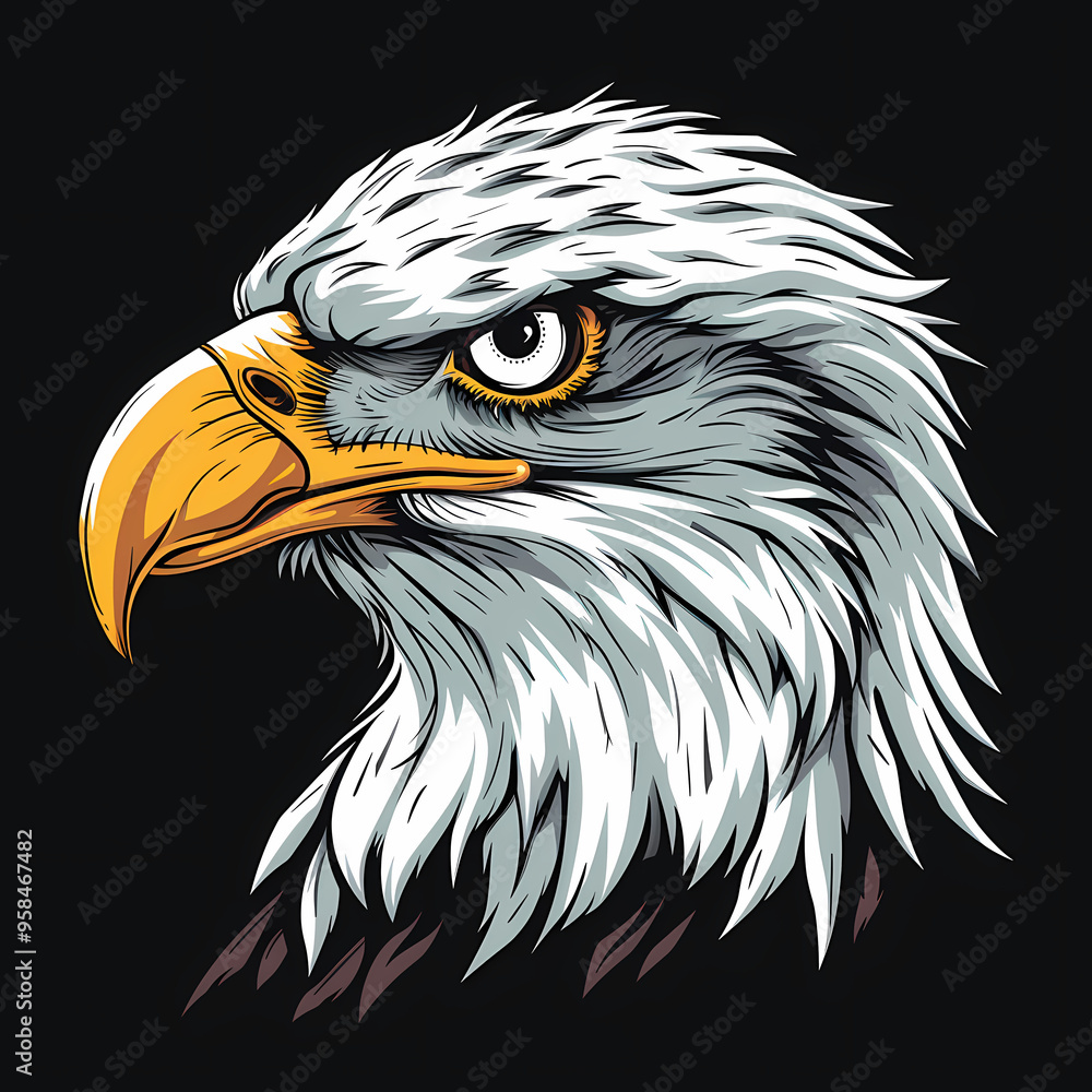 Fototapeta premium The eagle vector image