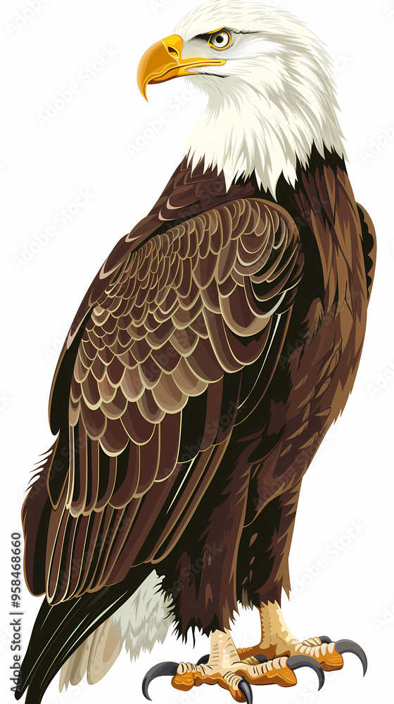 Fototapeta premium The eagle vector image