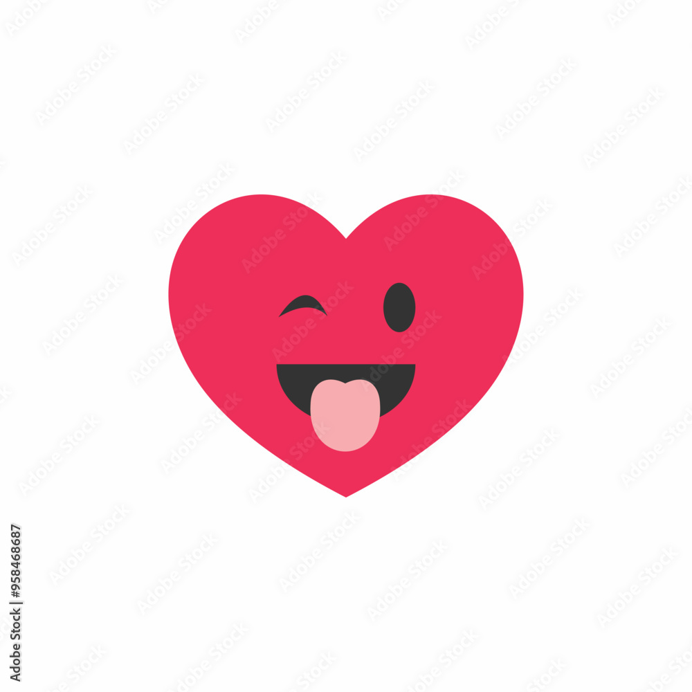 heart emoticon happy expression heart emoticon happy expression