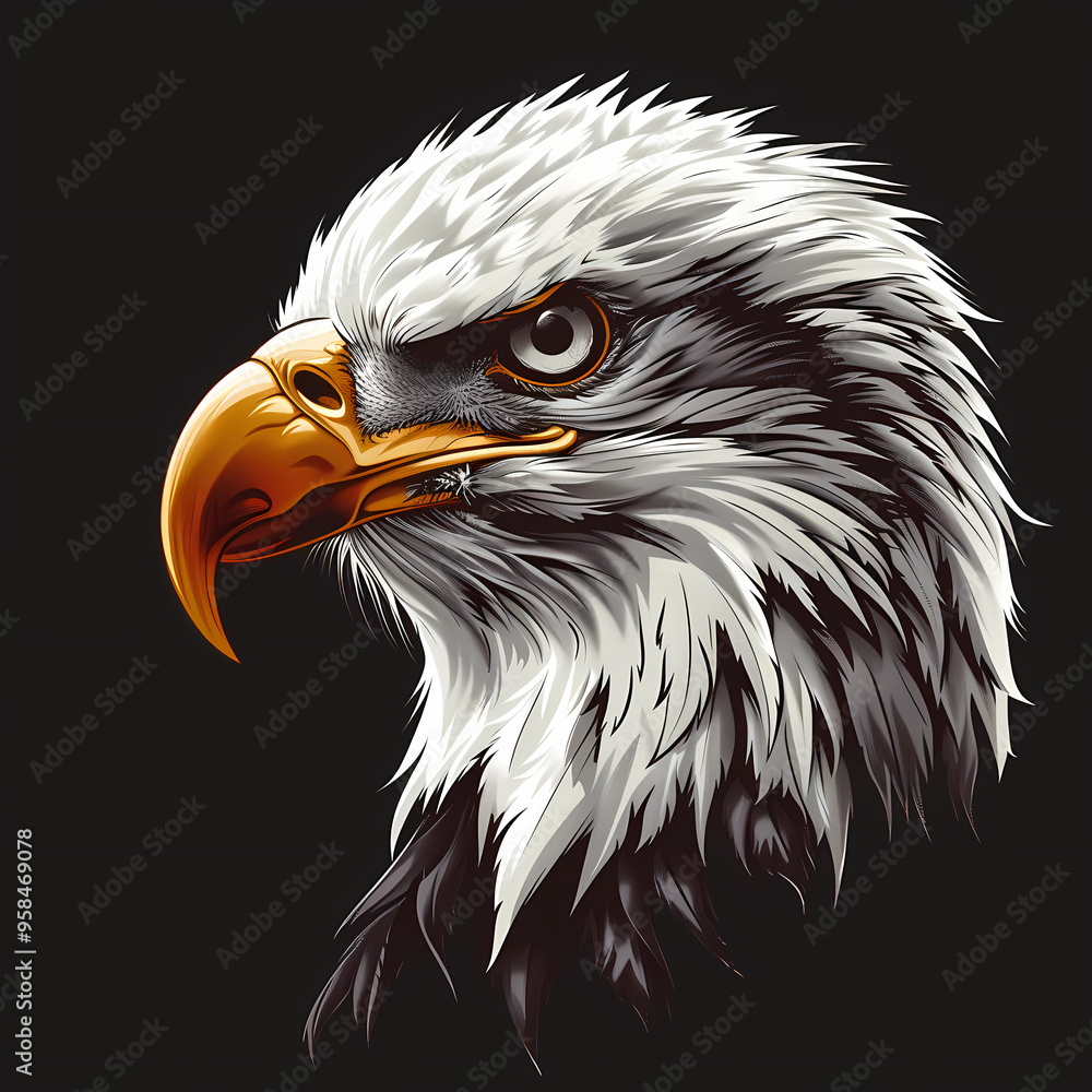 Fototapeta premium The eagle vector image
