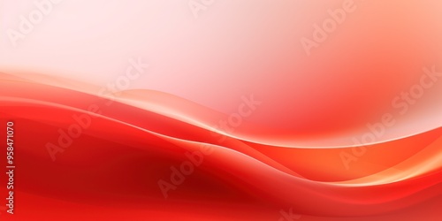 Red abstract nature blurred background gradient backdrop. Ecology concept for your graphic design, banner or poster blank empty with copy space