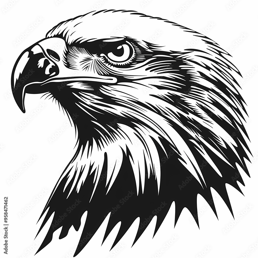 The eagle vector image