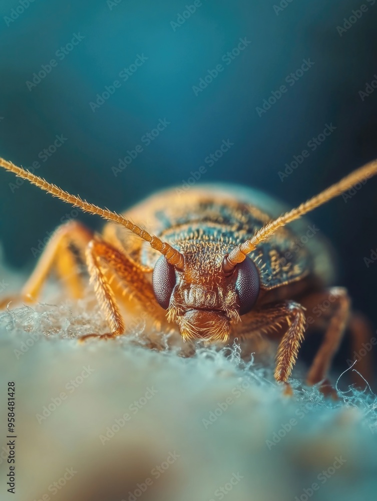 Close-up of a Bug with Shiny Eyes Close-up of a Bug with Shiny Eyes