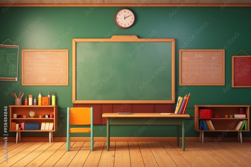 Blackboard classroom architecture furniture. Blackboard classroom architecture furniture.