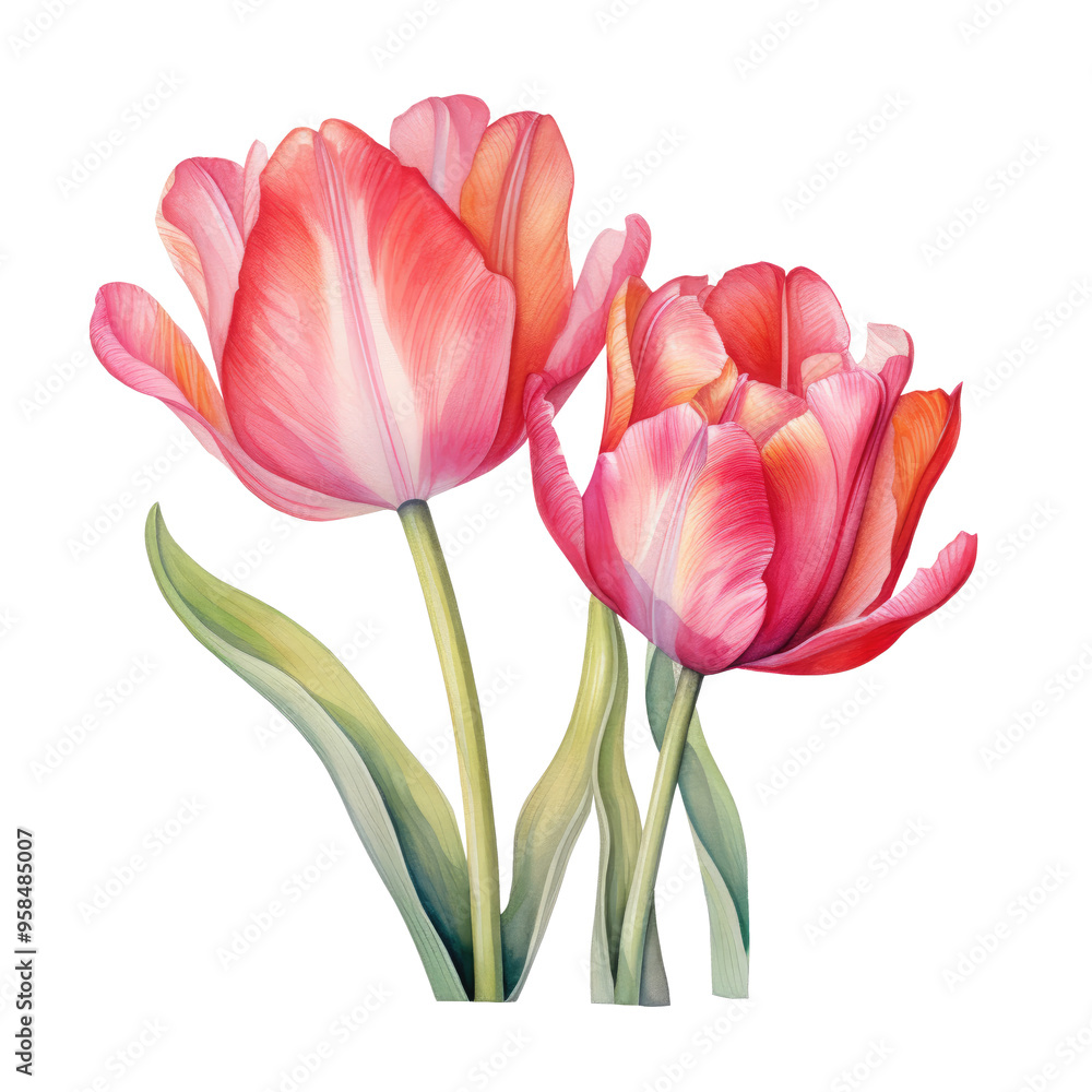 Fototapeta premium Bi Color Clipart Illustration