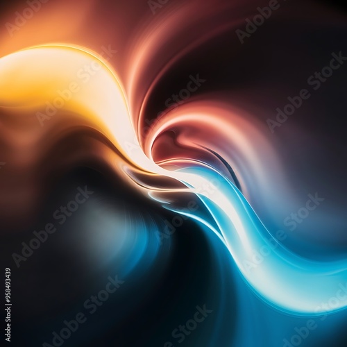 Abstract POND7 Light Background Wallpaper Colorful Gradient Blurry Soft Smooth Motion Bright shine