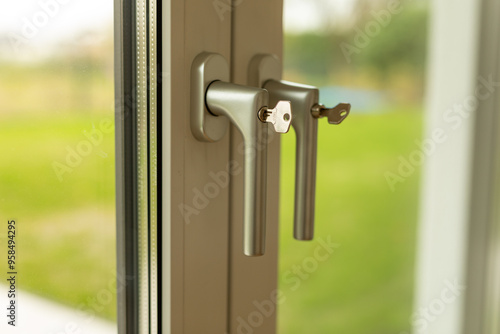 Close Up of a Window Handle...