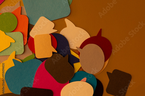 Colorful Speech Bubbles on ...