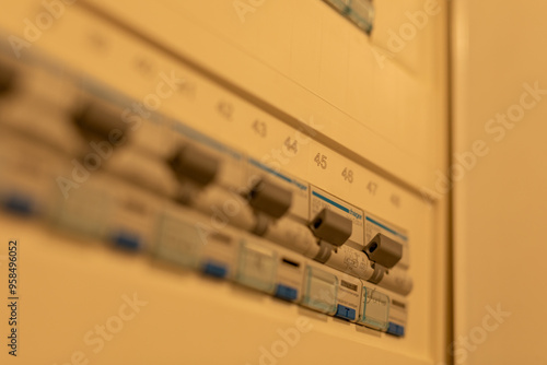 Close-up of a Circuit Break...