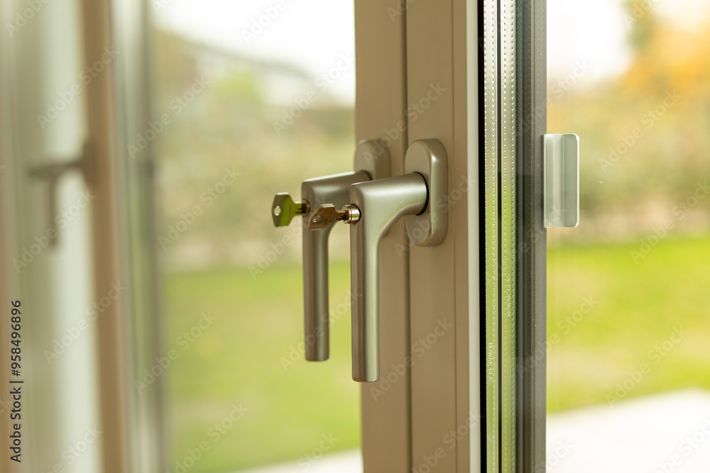 Window Handle with a Key Window Handle with a Key
