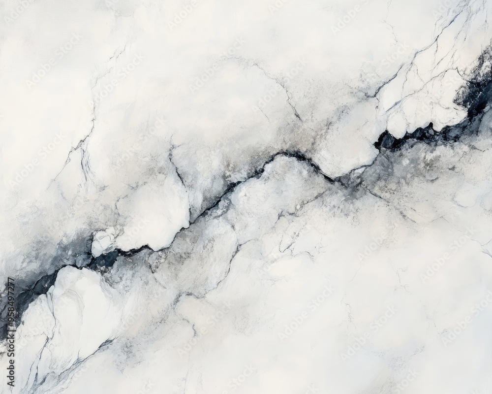 Oil painting depicting a white marble texture featuring intricate natural patterns ideal for use as a background with a marble effect Oil painting depicting a white marble texture featuring intricate natural patterns ideal for use as a background with a marble effect