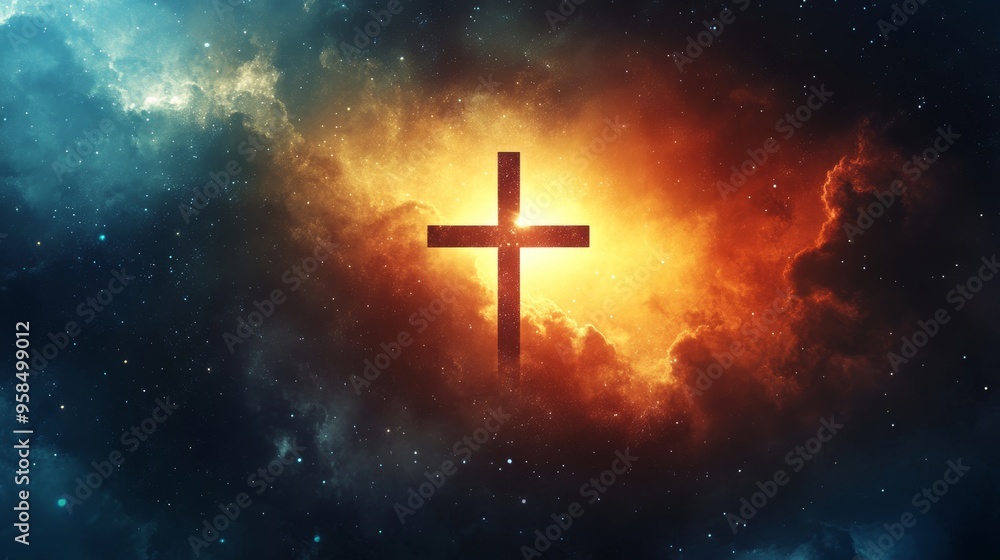 Powerful Image Representing Christian Faith, Christian concept Powerful Image Representing Christian Faith, Christian concept