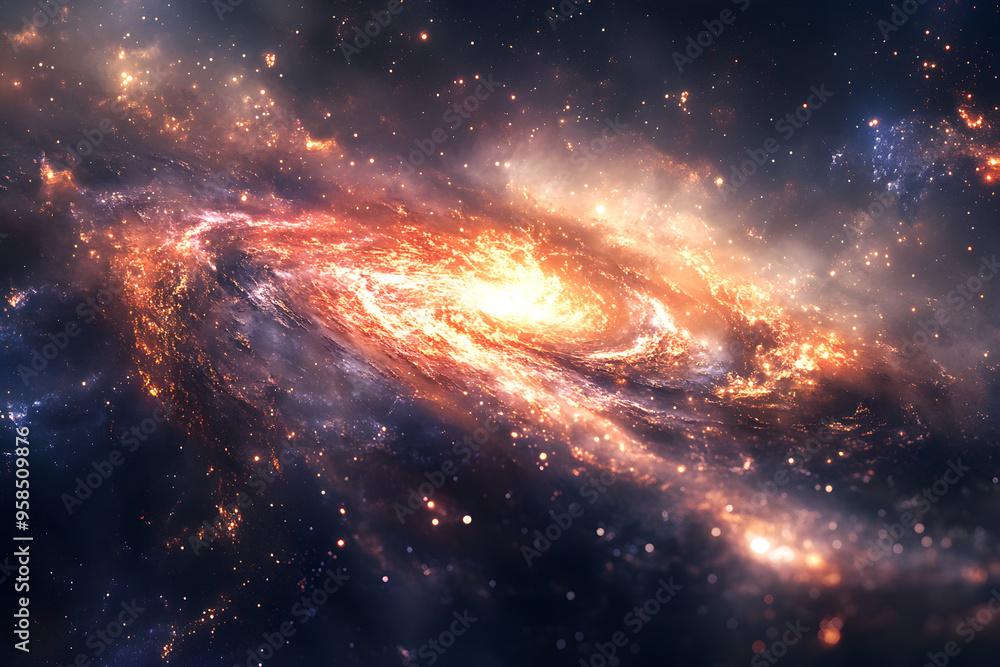Galactic Background with Cinematic Lighting and Amazing Colors Galactic Background with Cinematic Lighting and Amazing Colors