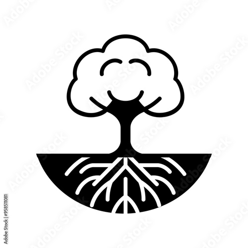 tree with deep roots