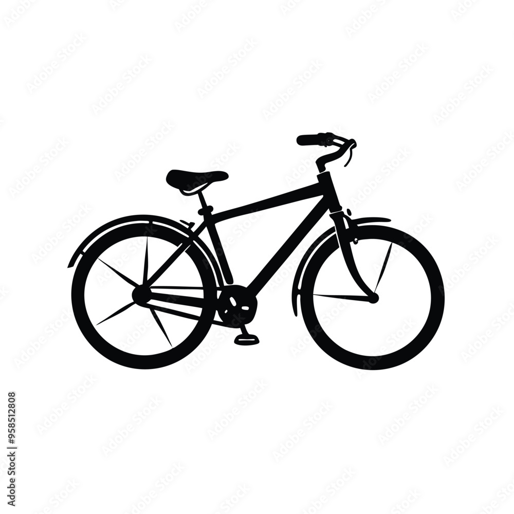 Cycle Silhouette Icon Vector Design Modern Logo Cycle Silhouette Icon Vector Design Modern Logo