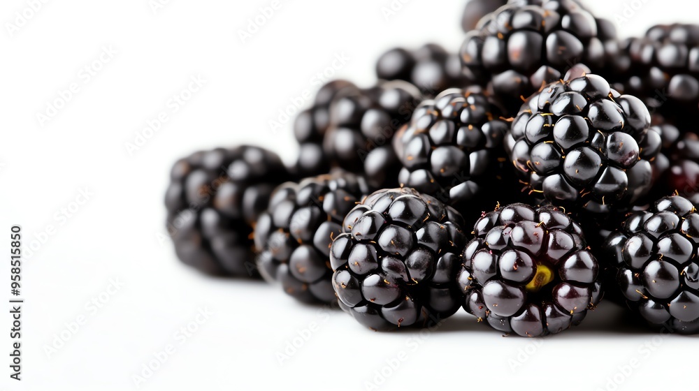 Close-up of a Pile of Ripe Blackberries Close-up of a Pile of Ripe Blackberries