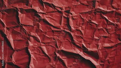 Wallpaper Mural Blank crumpled red paper texture Torontodigital.ca