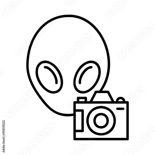 alien and camera