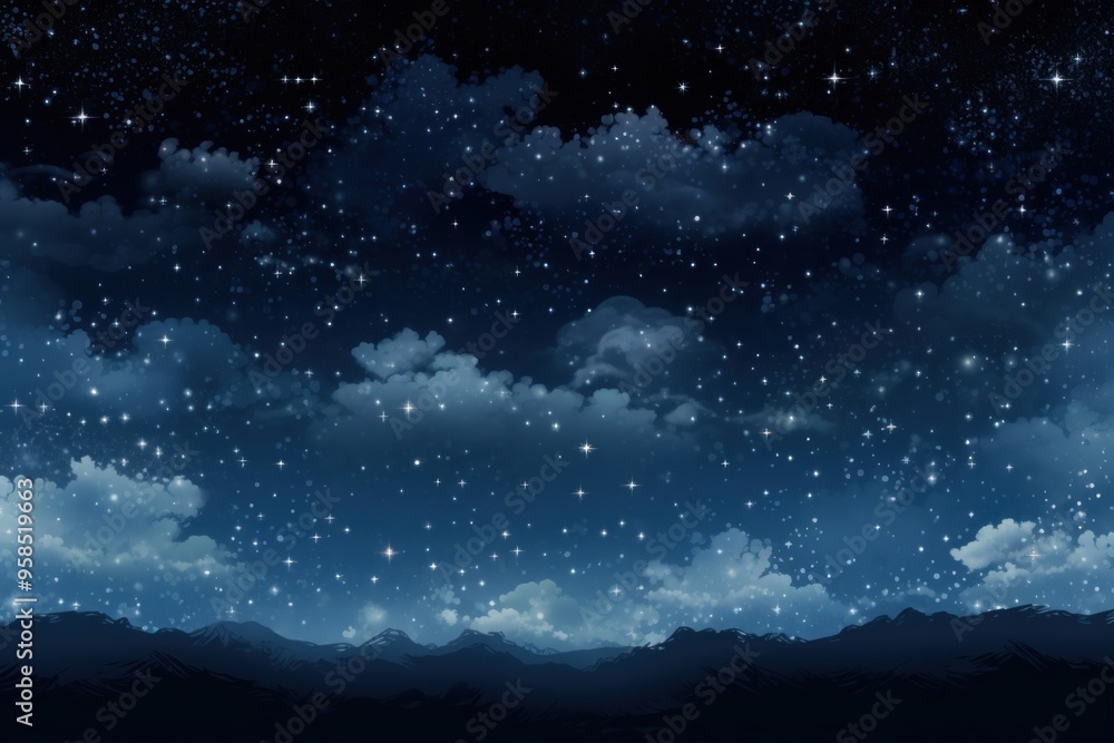 Fototapeta premium Night sky backgrounds astronomy outdoors.