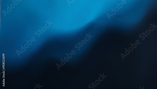 Wallpaper Mural Abstract blue and black wavy gradient background Torontodigital.ca