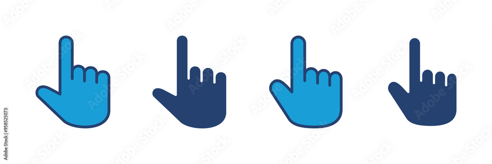 Hand icon vector. hand vector icon, palm Hand icon vector. hand vector icon, palm