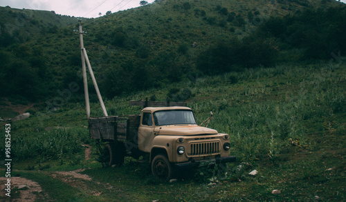 truck in the mountains