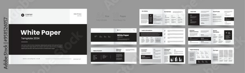 whitepaper layout design whitepaper brochure design 