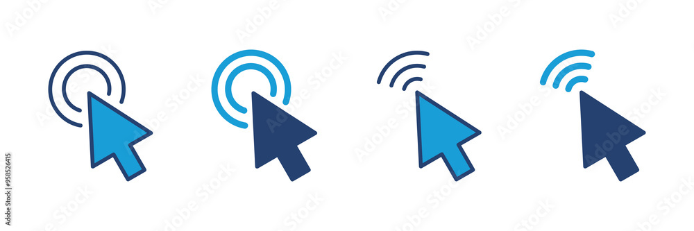 Click icon vector. pointer arrow icon. cursor icon vector Click icon vector. pointer arrow icon. cursor icon vector