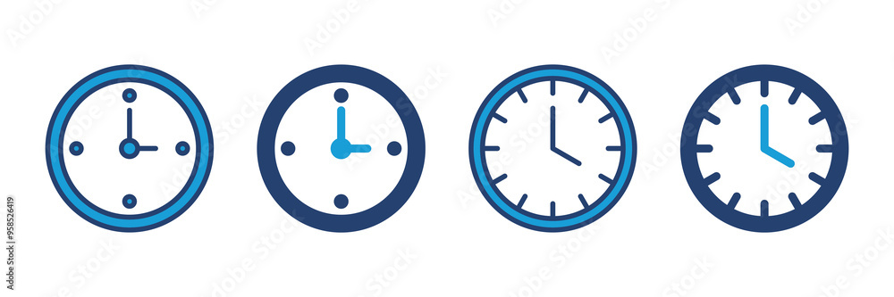 Clock icon vector. Time icon vector. watch icon symbol Clock icon vector. Time icon vector. watch icon symbol