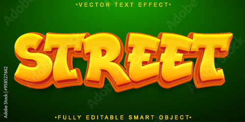  Graffiti Street Artist Vector Fully Editable Smart Object Text Effect