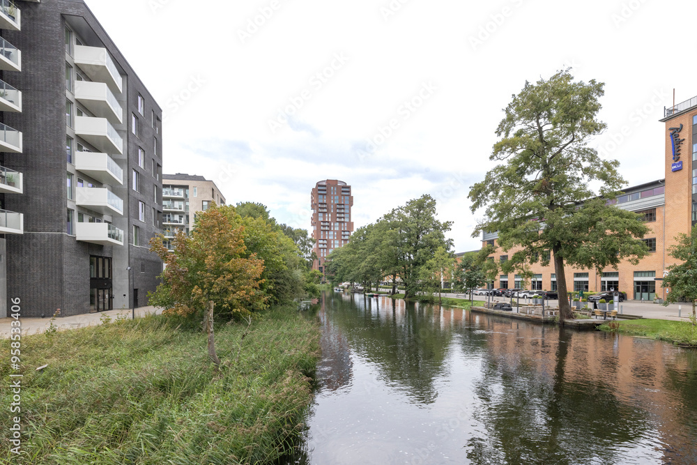 Walking in Silkeborg's streets with many beautiful buildings
Walking in Silkeborg's streets with many beautiful buildings