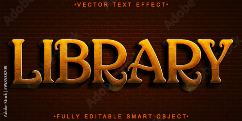  Library Vector Fully Editable Smart Object Text Effect