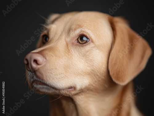 portrait of a golden retriever