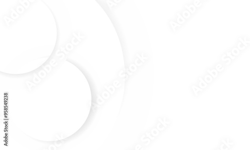White background with dynamic curved lines, elegant graphic design elements, minimalist white decoration with soft and flowing wave patterns, modern white background.