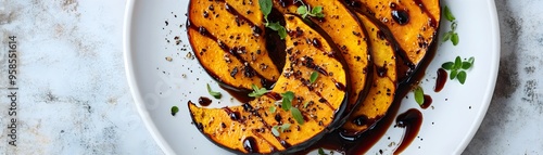 Roasted Pumpkin Slices with...