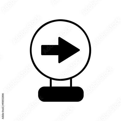 interactive traffic sign