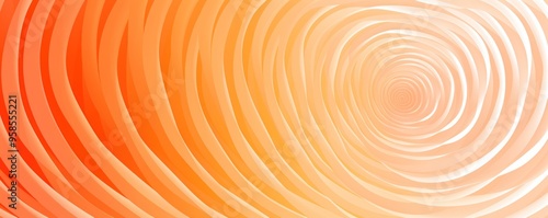 Repeated modern Orange soft pastel color vector art circle pattern