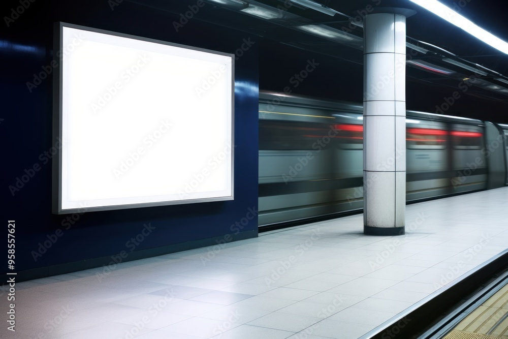 Station Poster train station subway. Station Poster train station subway.