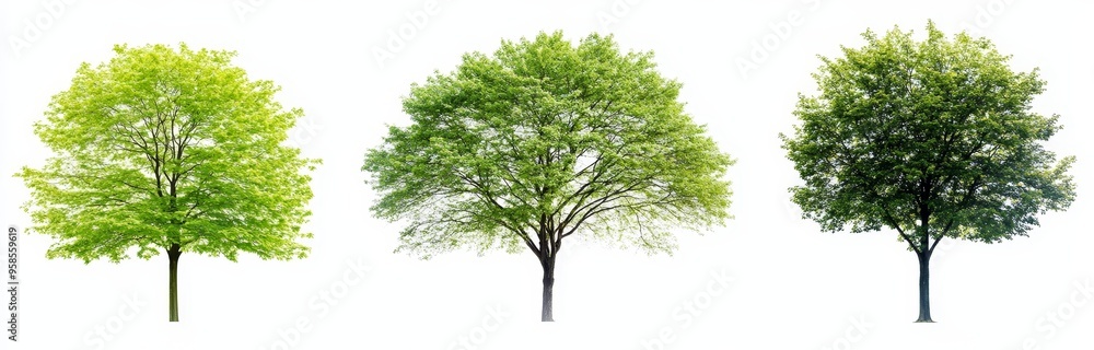 Cutout collections of trees with transparent backgrounds 3D rendering Cutout collections of trees with transparent backgrounds 3D rendering