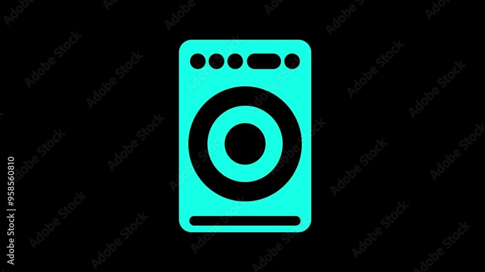 Animation of blue musical instrument on black background. 4K video motion graphic animation
Animation of blue musical instrument on black background. 4K video motion graphic animation