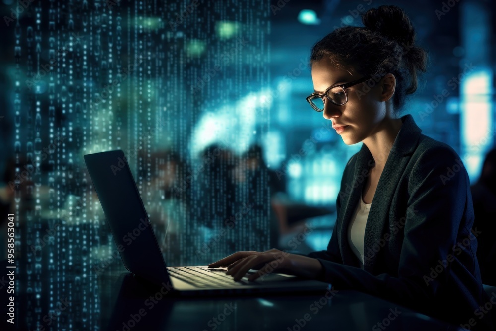 Computer working laptop adult.