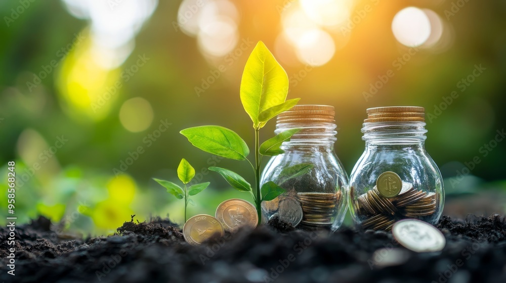 Close-up of a socially responsible investment portfolio, highlighting investments in renewable energy and ethical companies. Close-up of a socially responsible investment portfolio, highlighting investments in renewable energy and ethical companies.