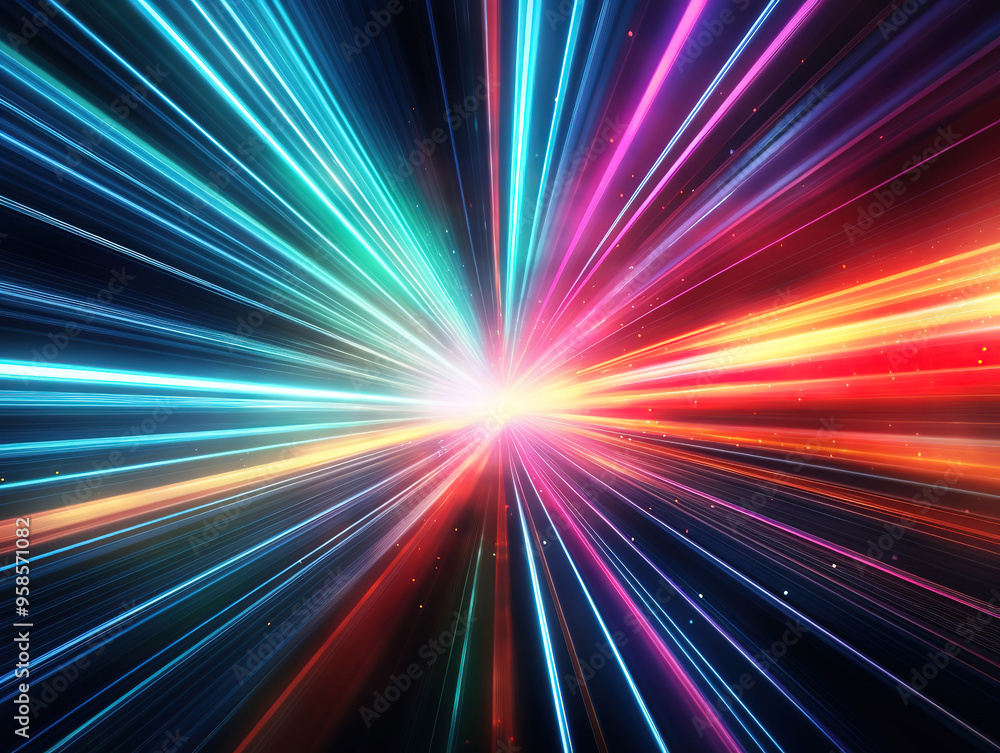 Colorful Light Explosion Colorful Light Explosion