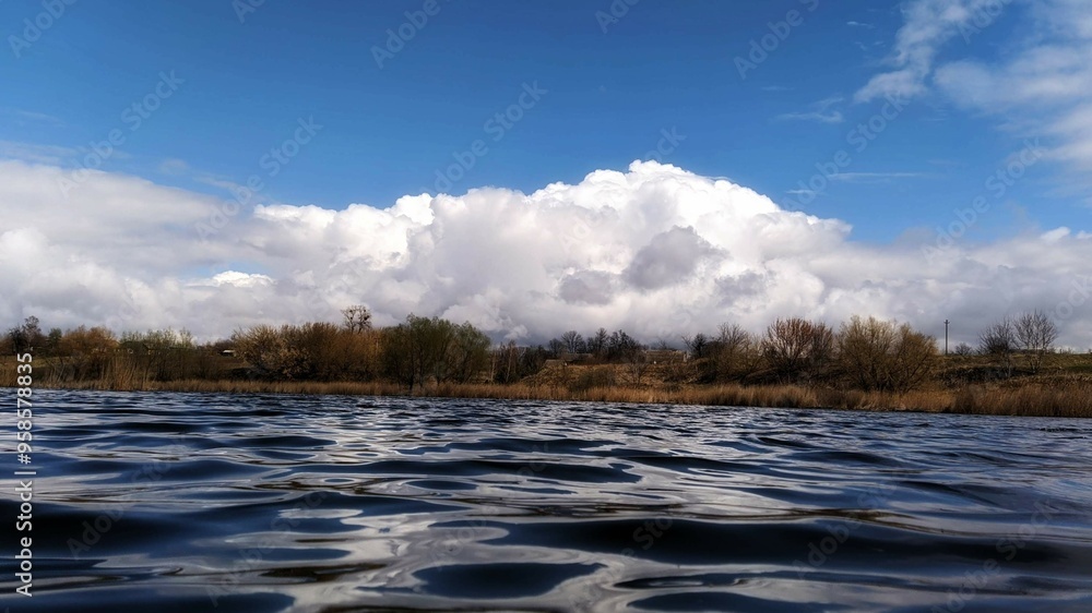 landscape with river landscape with river