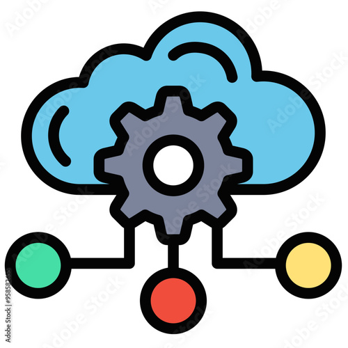 Cloud Computing Icon