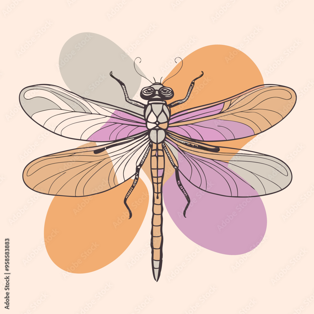 dragonfly cartoon vector illustration dragonfly cartoon vector illustration