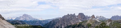 View from hiking near Tre Cime di Lavaredo - Italy