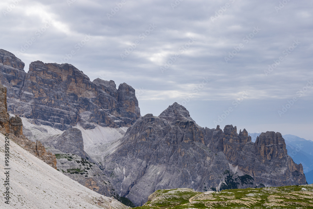View from hiking near Tre Cime di Lavaredo - Italy View from hiking near Tre Cime di Lavaredo - Italy
