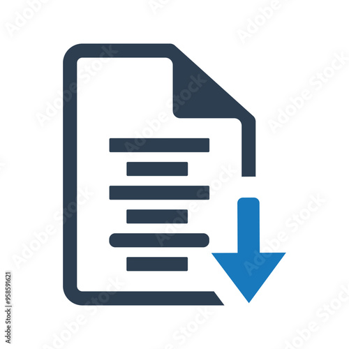 Computer download icon