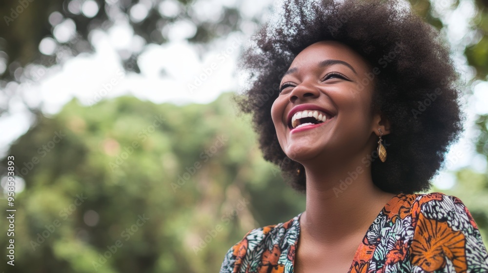 Joyful Woman in Nature Joyful Woman in Nature